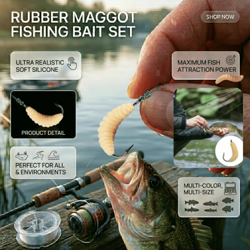 Maggot Fishing Bait ( মাছ ধরার নরম পোকা )